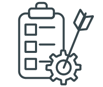 An icon of a website screen with a checklist, symbolizing Mitr Learning’s expertise in ensuring compliance with WCAG standards for accessible and inclusive digital education.