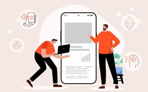 Employee referencing a mobile microlearning module instead of a long SOP manual during real-time work task