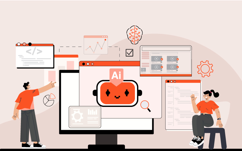 AI-assisted workflow showing streamlined enterprise learning module creation for faster capability development