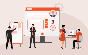 Illustration of a structured rapid-learning pipeline showing connected workflow stages used in enterprise L&D operations.