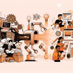 Visual showing outdated training content and LMS backlog solved with AI-powered eLearning content modernization for enterprise scale