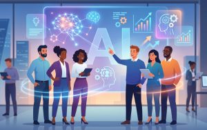 AI literacy in leadership development programs helping managers and leaders build AI skills and strategic decision-making